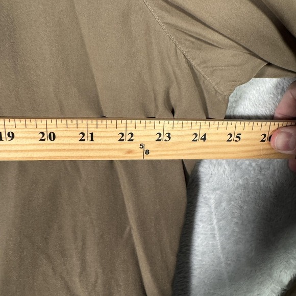 Vintage Brooks Brothers Trench Coat Mens 46R Beige Cotton Belted Lined USA *FLAW - Picture 10 of 12